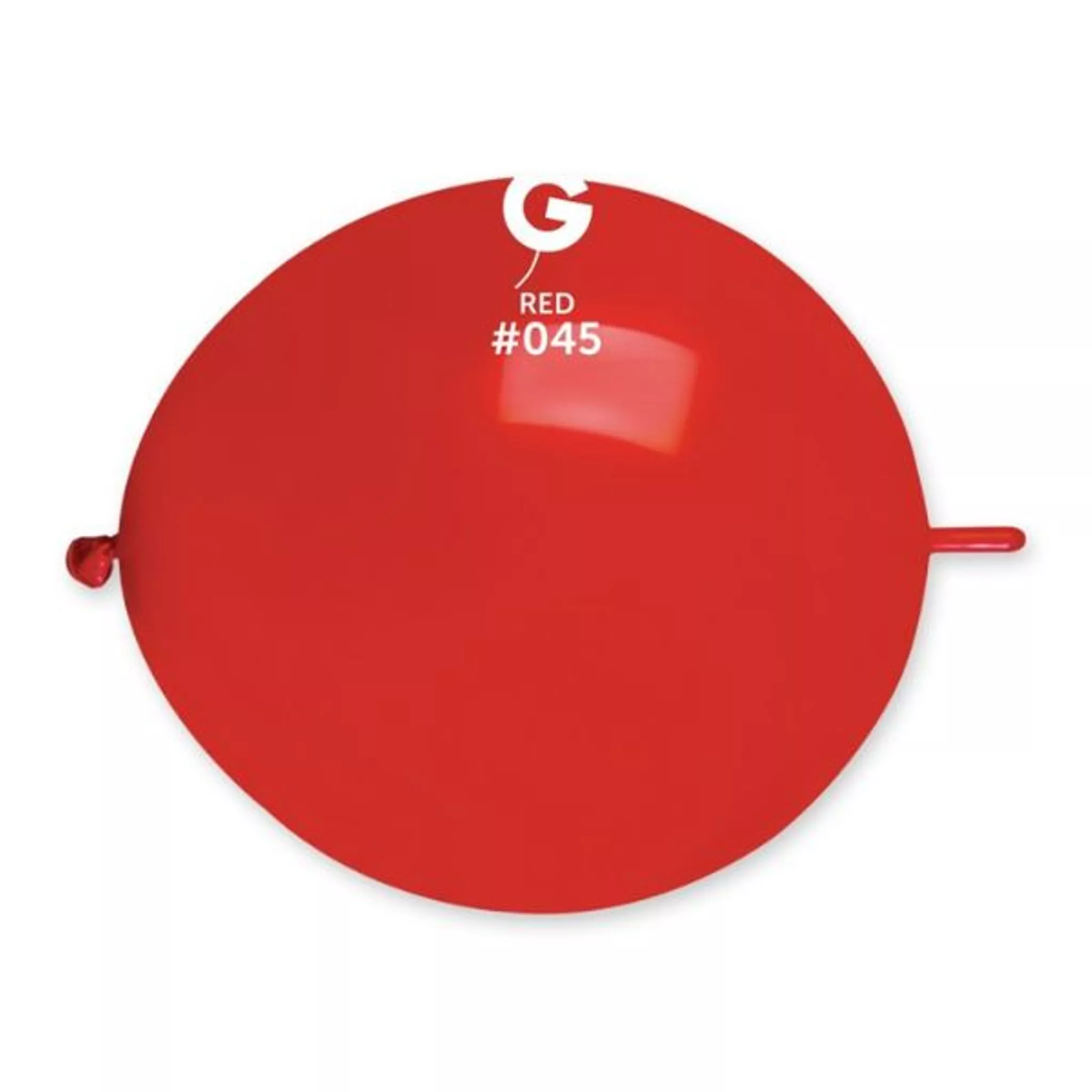 Gemar 50 Pack Latex Balloons Glink Red 13"