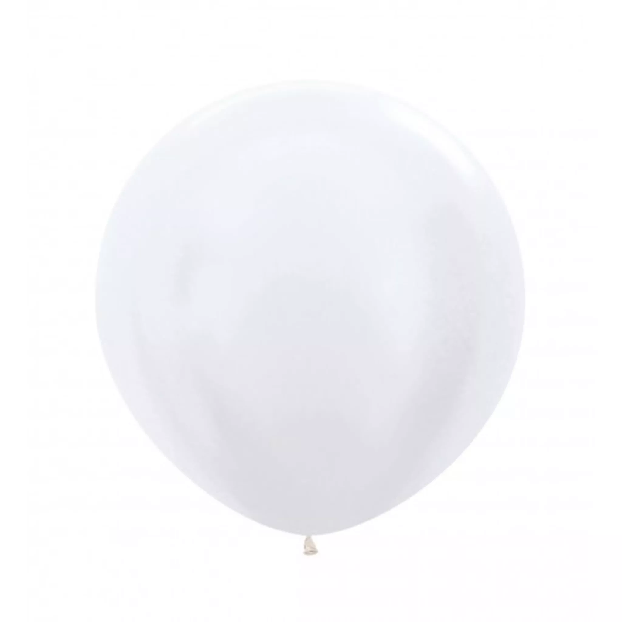 Sempertex Pearl White 24" Latex Balloons 10pk