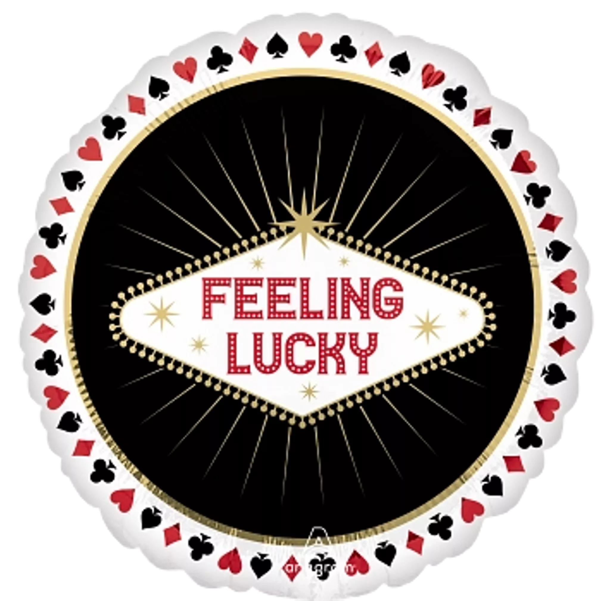 Anagram Foil Balloon Feeling Lucky 18"