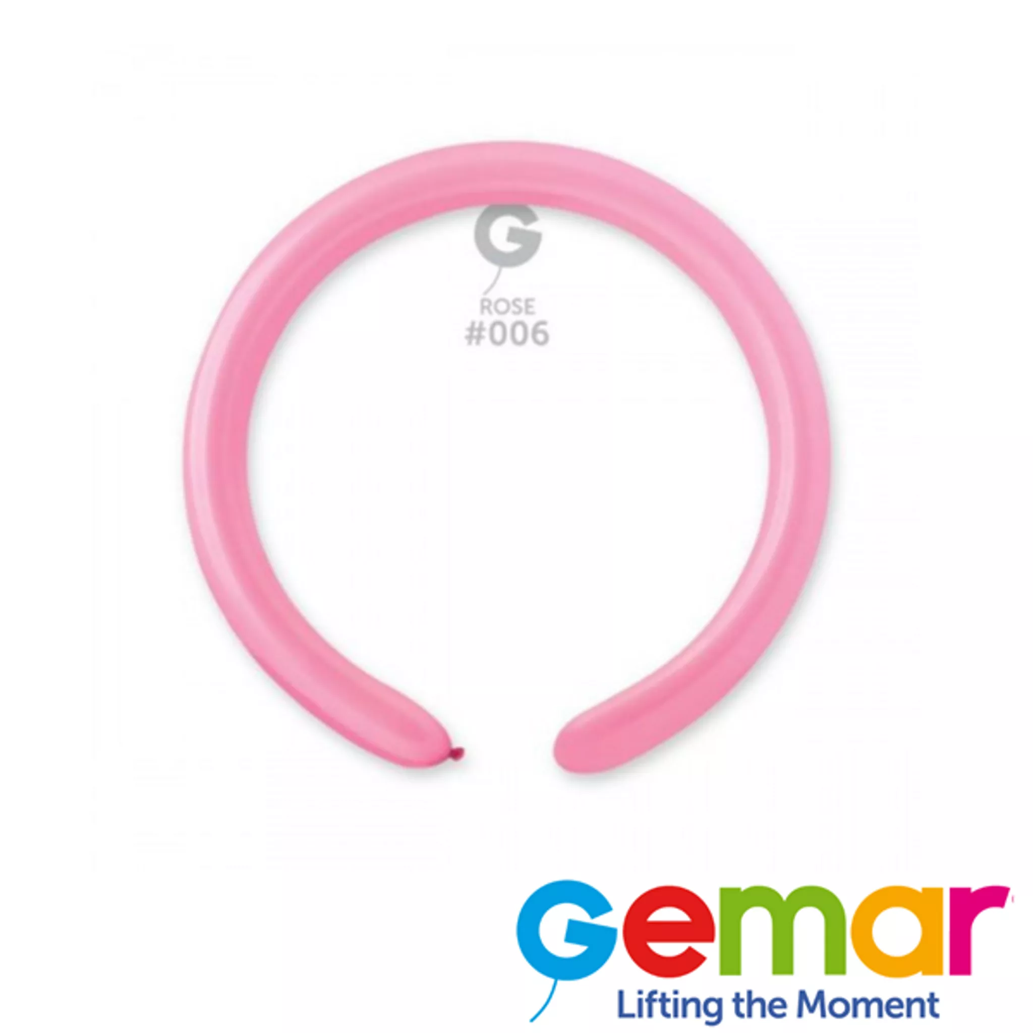 Gemar Standard Rose 260 Modelling Latex Balloons 100pk