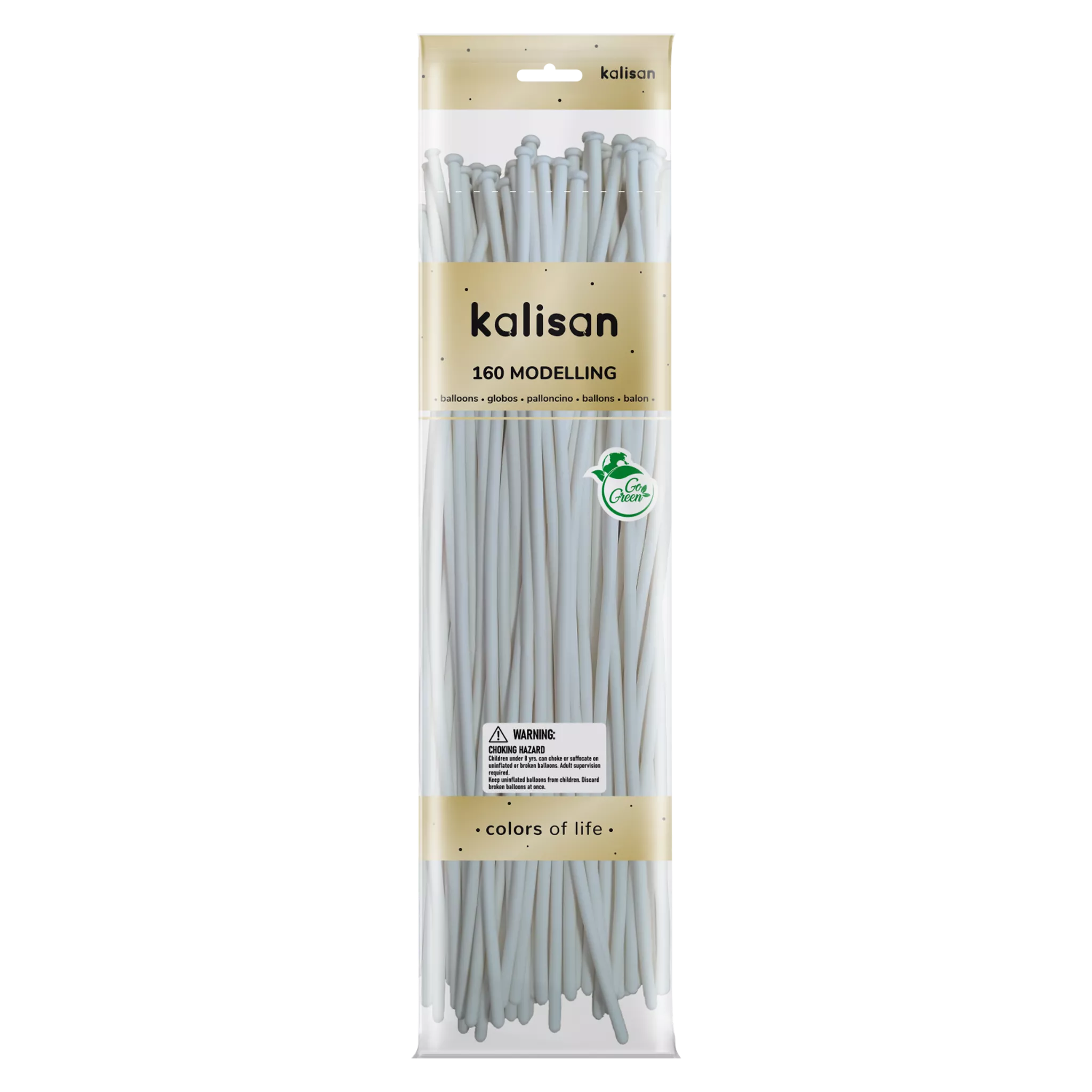 Kalisan 50 Pack Nozzle Up Standard White 160