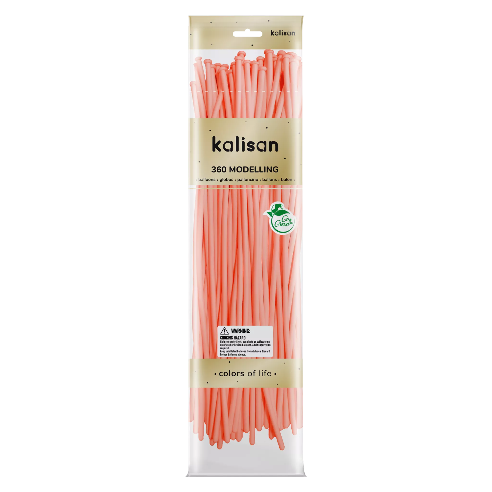 Kalisan 160M Nozzle Up Standard Pink Latex Balloons 50pk