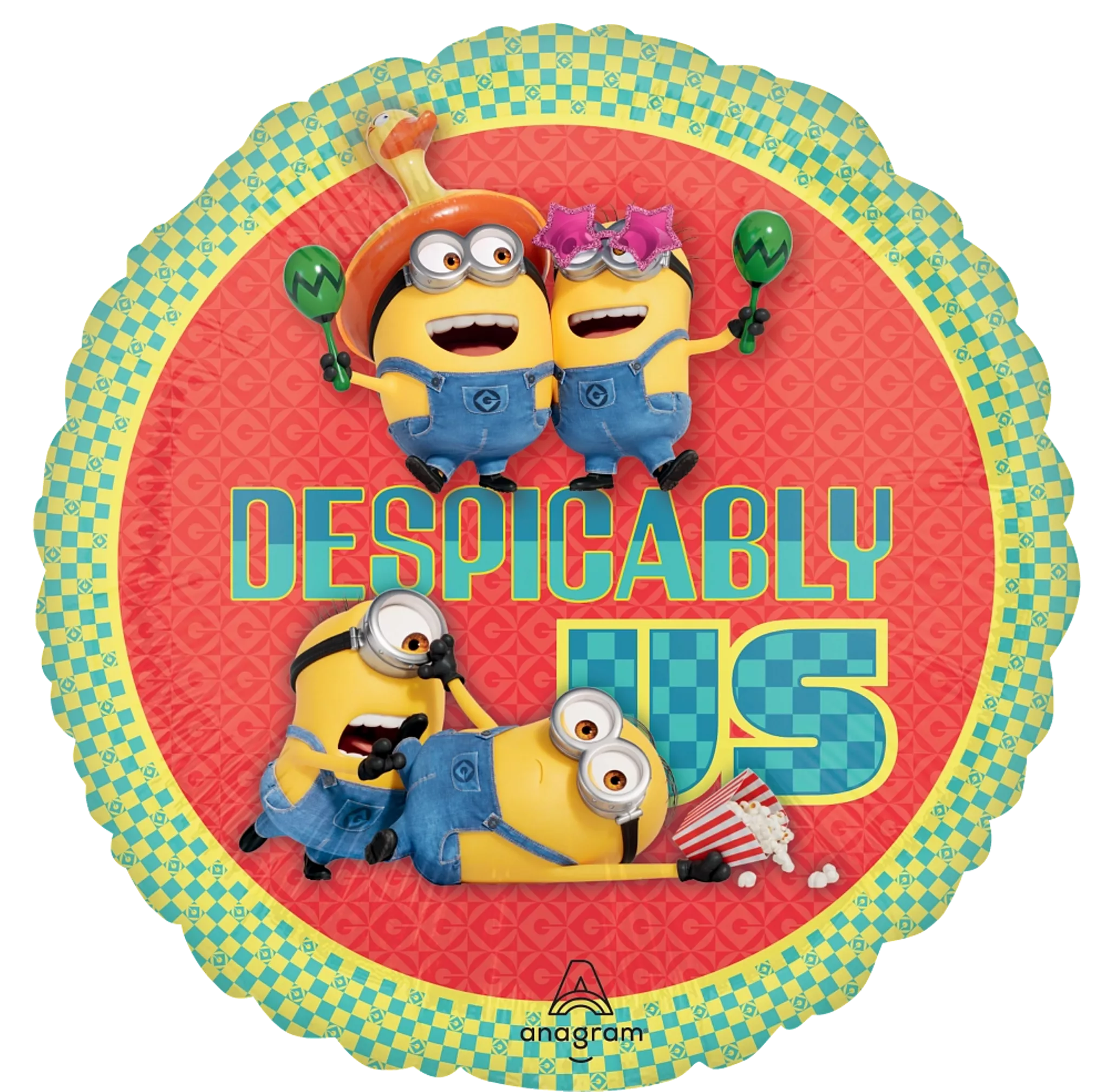 Anagram Despicable Me 4 18" Round Foil Balloon