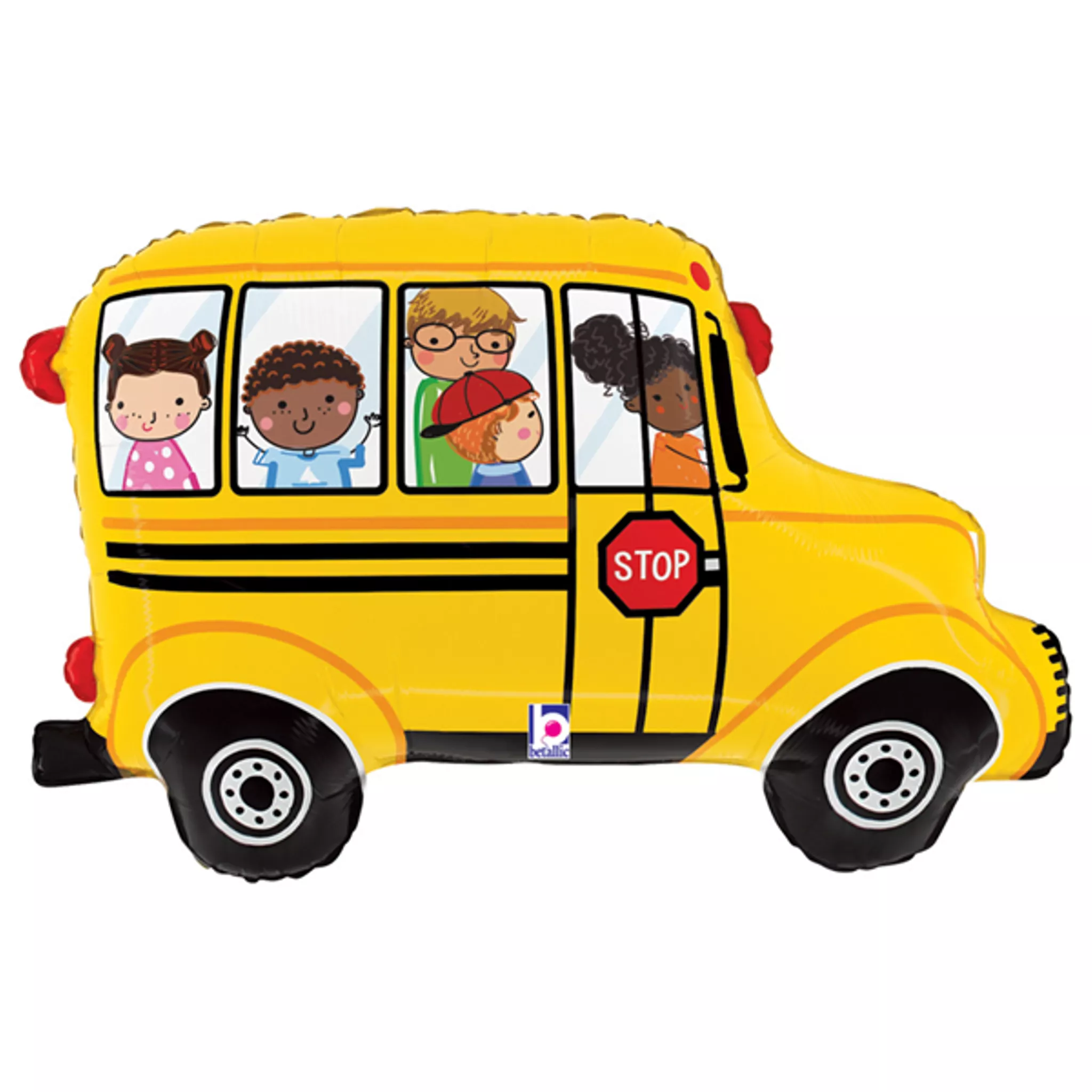 Grabo Yellow School Bus 29" Large Foil Balloon