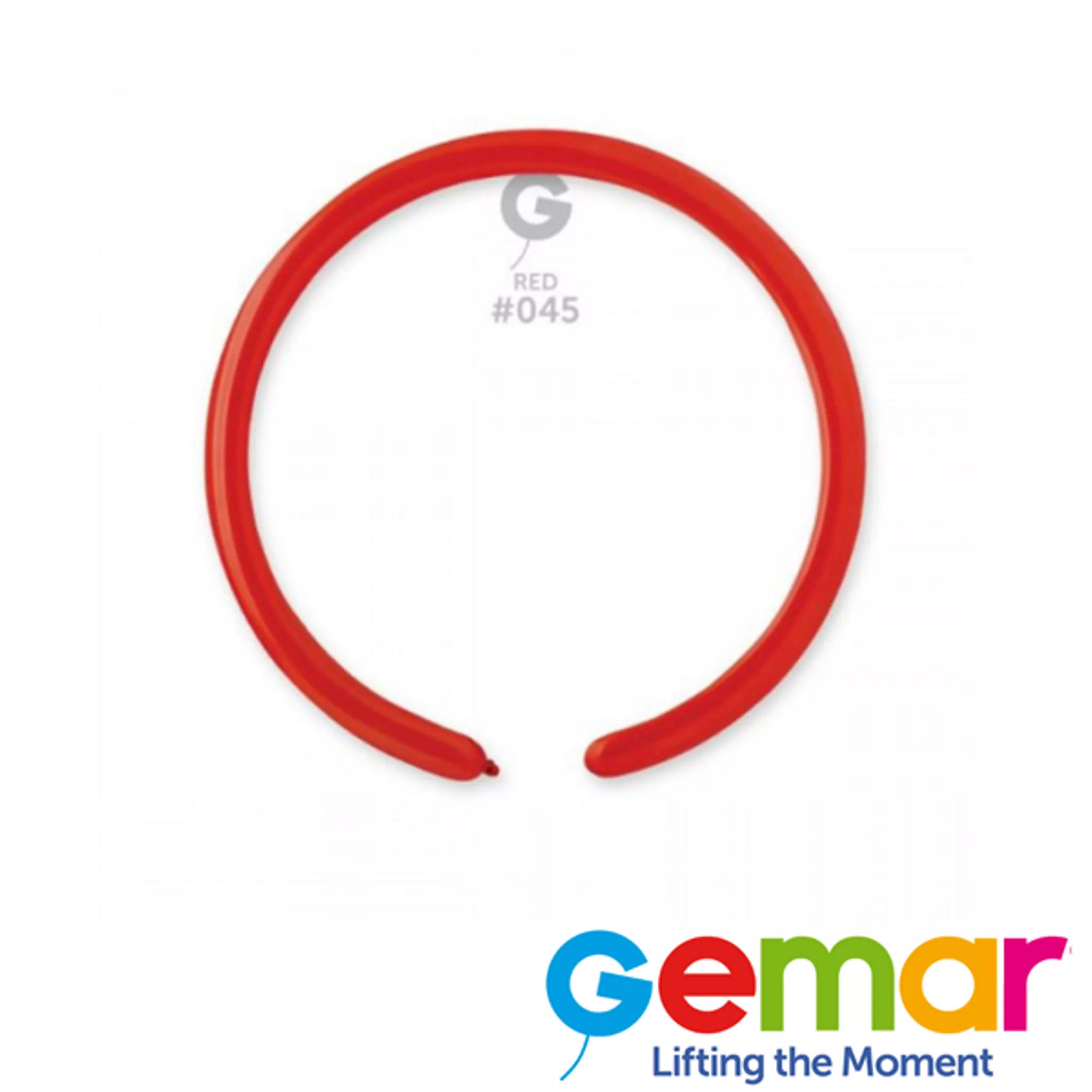 Gemar Standard Red 160 Modelling Latex Balloons 100pk