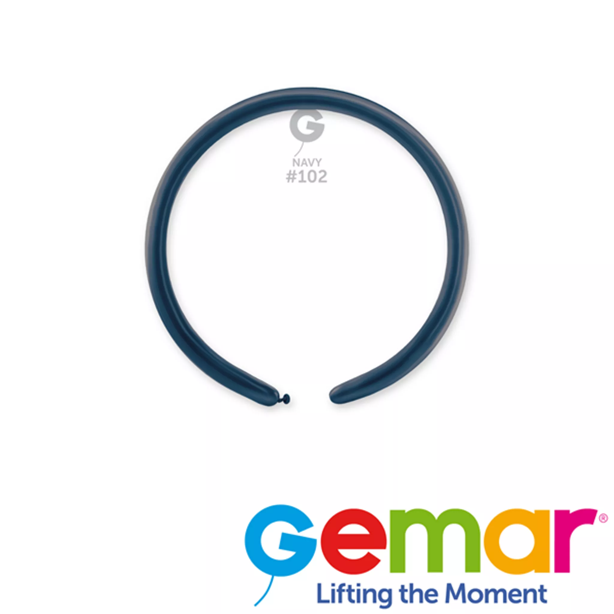 Gemar Standard Navy Blue 160 Modelling Latex Balloons 100pk