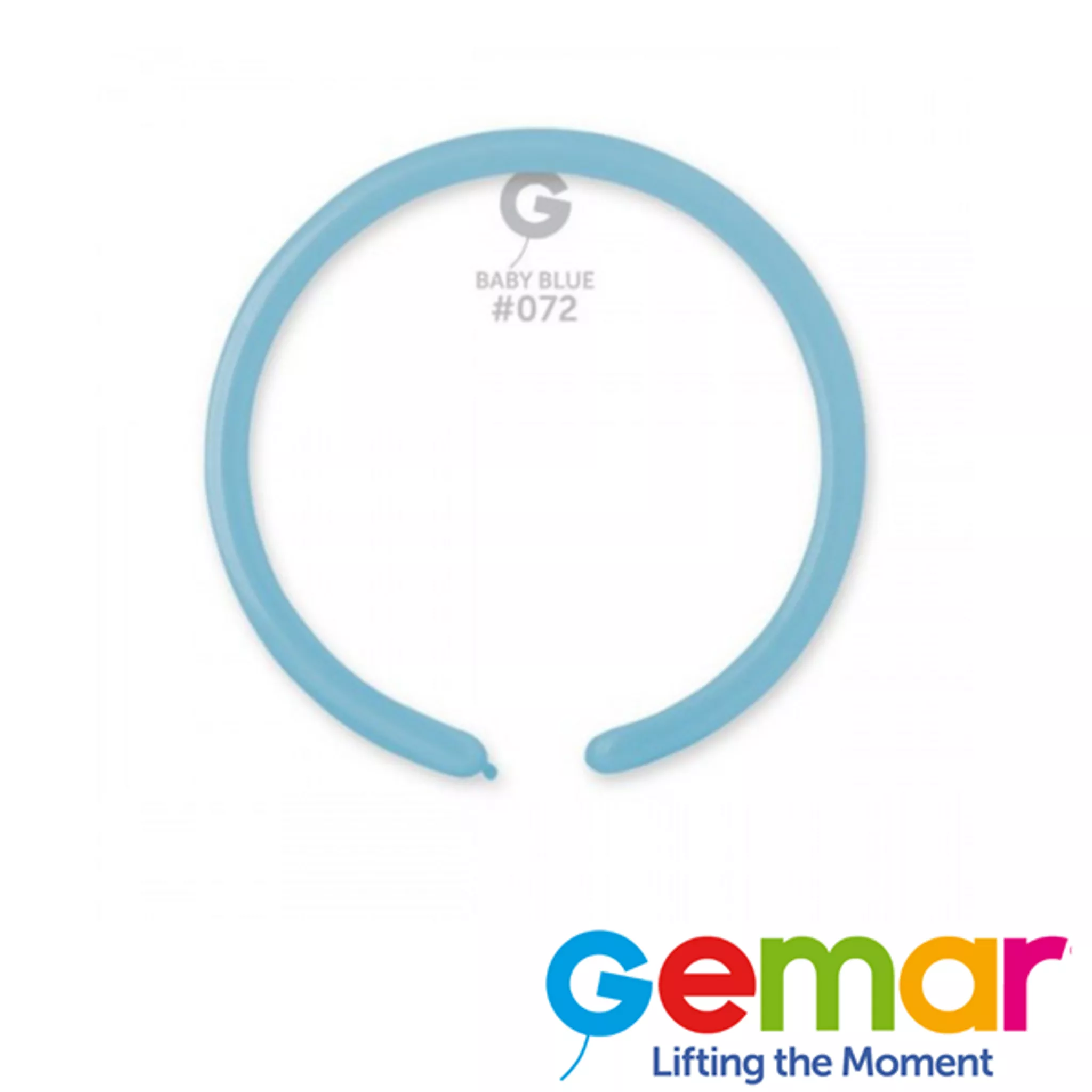 Gemar Macaron Baby Blue 160 Modelling Latex Balloons 100pk