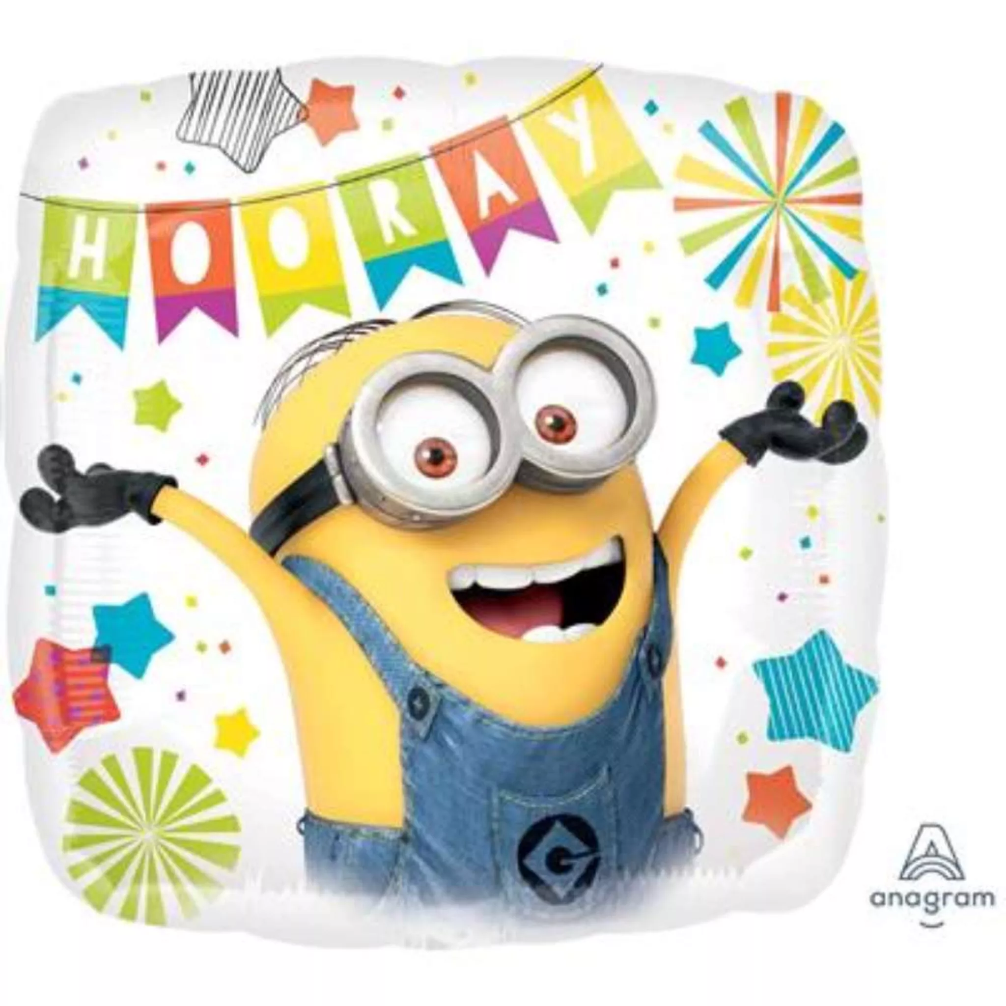 Anagram Descpicable Me 18" Square Foil Balloon