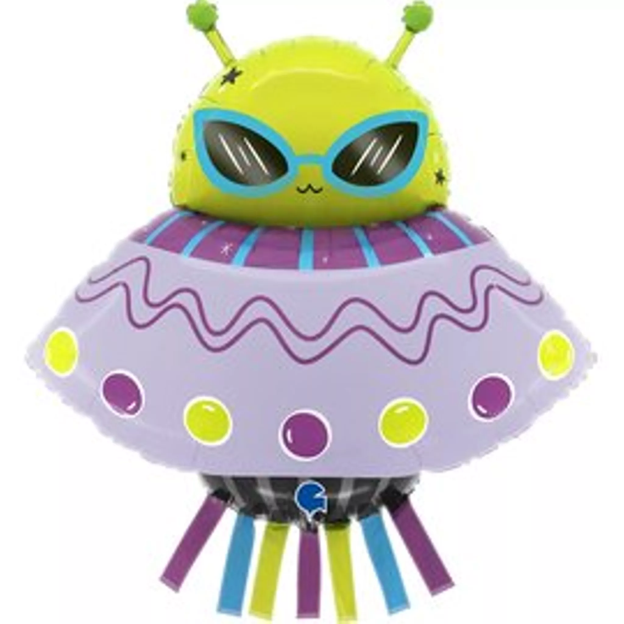 Grabo Foil Balloon Funky Alien 29"